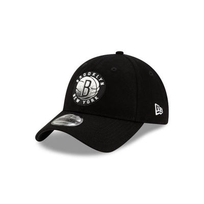 Sapca New Era Brooklyn Nets NBA Back Half 9TWENTY Adjustable - Negrii